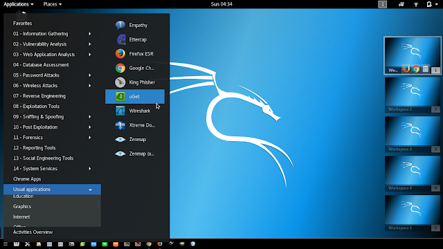 Install Best Downloader di Kali Linux with uGet