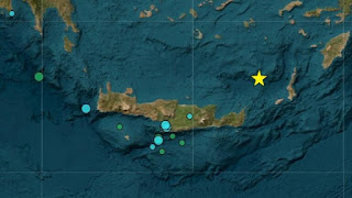 Ισχυρή σεισμική δόνηση αναστάτωσε τα μεσάνυχτα την Κρήτη