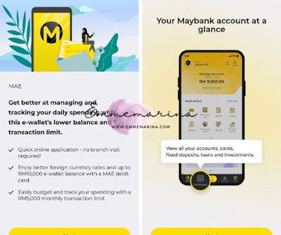 cara buka akaun bank mudah dengan mae maybank