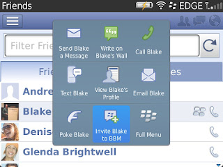 Facebook for BalackBerry updated with new look, features