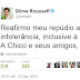 Dilma diz repudiar ato 'hostil' contra Chico Buarque por apoiar PT