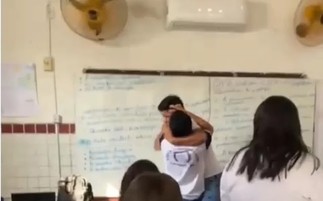 Professor e aluno brigam e trocam socos dentro de sala de aula em escola na cidade de Conceição, no Sertão da PB