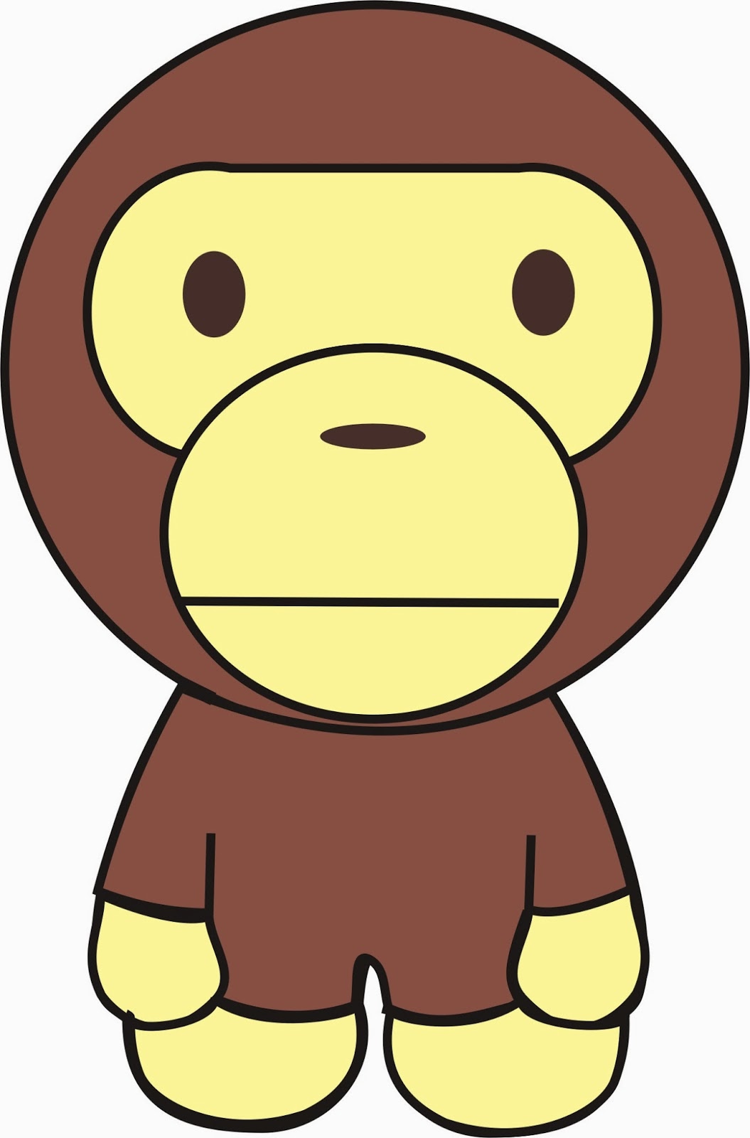 Gambar Kartun Monyet Makan Pisang Kata Kata Bijak