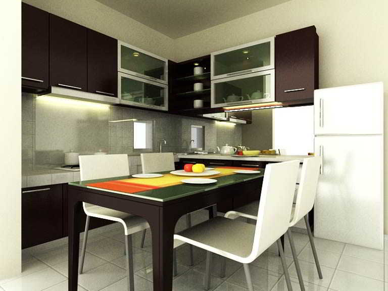  42 desain  ruang makan dapur  sempit minimalis jadi satu