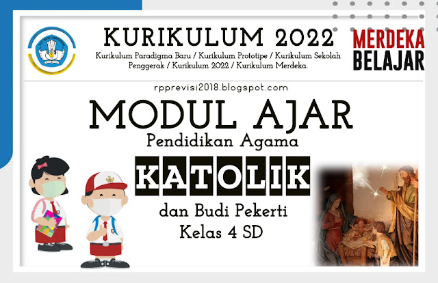 Modul Ajar Pendidikan Agama Katolik Fase B (Kelas 4 SD) Kurikulum 2022