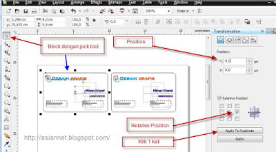  cara membuat kartu nama dengan coreldraw x6