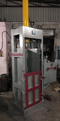 mini hydraulic scrap baler press machine, small bale press machine, mini baling press machine manufacturer in india