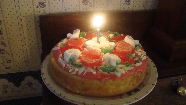 Birthday Cake Deep-Dish for Monthly Challenge