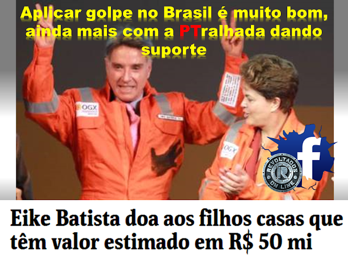 Eike Batista o mais novo integrante do MST,  faz doação de casas no valor de mais de R$ 50 milhões de reais, mais uma prova que o CRIME COMPENSA NO BRASIL 