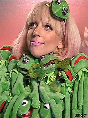 Lady Gaga Kermit Suit. You see, Lady Gaga has always