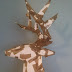 Tête de cerf en Papier Maché