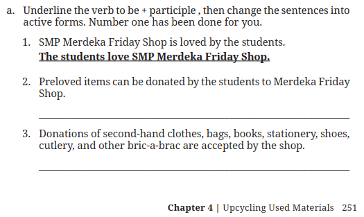 Chapter 4 Section 3 Halaman 251-252 Kelas 9, Kunci Jawaban B.Inggris + Terjemahan