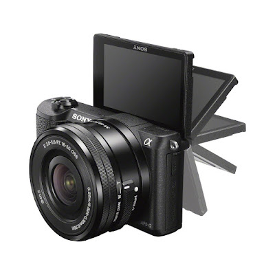 Sony Alpha ILCE5100L 24.3MP Digital SLR Camera (Black) with 16-50mm Lens with Free Case (Bag)