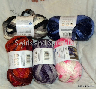 Swirls and Sprinkles, yarn, sashay, ruffle, scarf, crochet, pattern, patterns, free, 