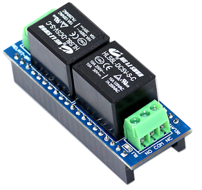 Pico Dual Channel Relay HAT for Raspberry Pi Pico