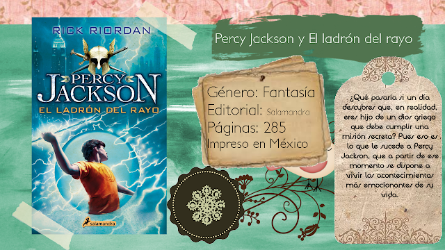 Percy Jackson y El ladrón del rayo - Rick Riordan