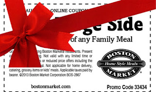 Free Printable Boston Market Coupons