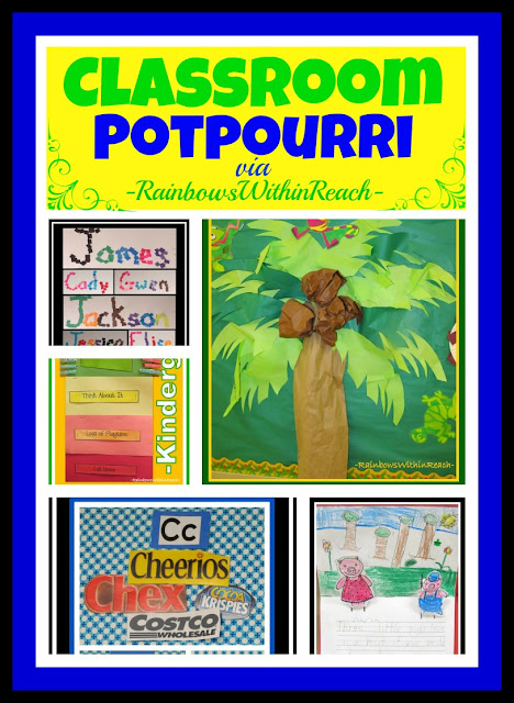 photo of: Classroom Potpourri RoundUP via RainbowsWithinReach 