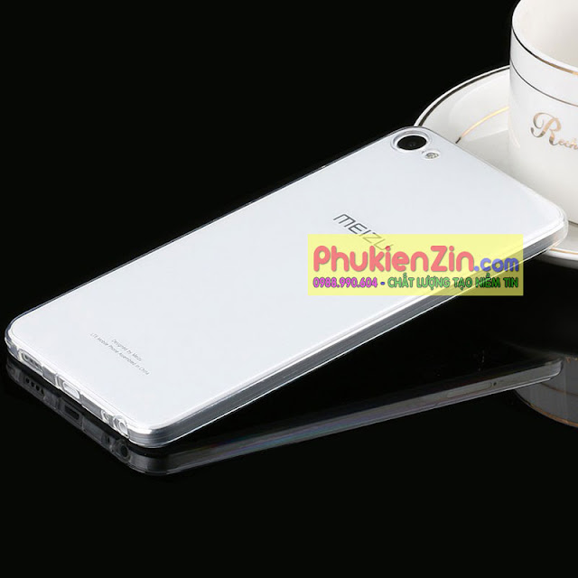 Ốp lưng meizu M3x silicone trong suốt 