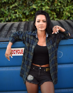 Tristin Mays posing for the picture