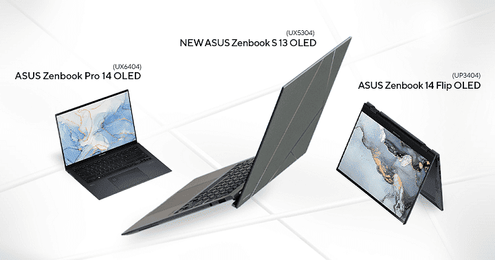 ASUS Launches Three #IncrediblySlim Zenbook Laptops: OLED, Productivity, and Sustainability Combined