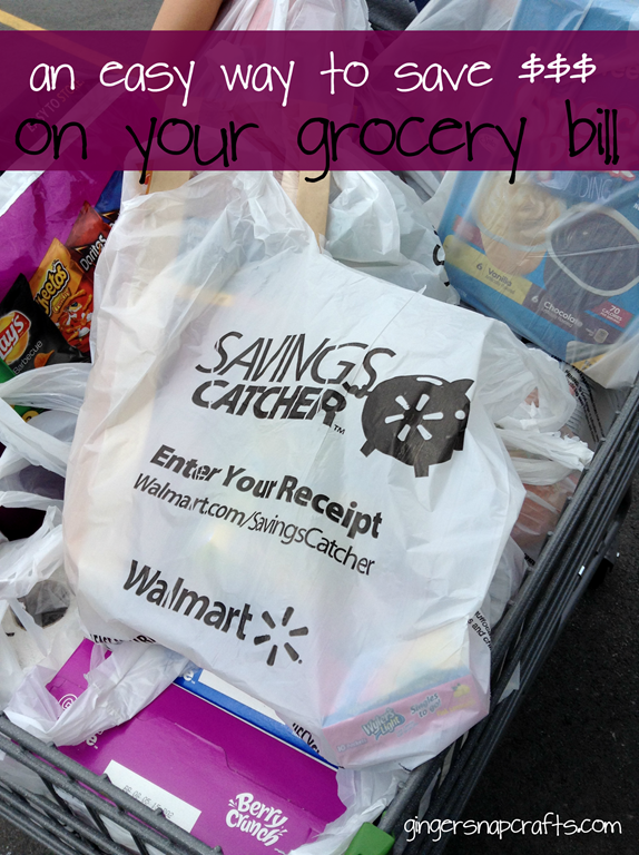 An Easy Way to Save Money on Your Grocery Bill at GingerSnapCrafts.com #savingscatcher #ad