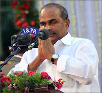 Y.S.R. Reddy, Chief Minister of Andhra Pradesh Missing