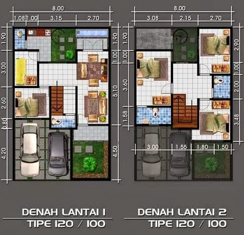 Desain Rumah Minimalis Terbaru Type 120 - Rumah type 120 2 lantai