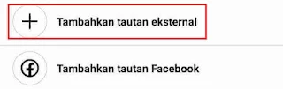 5. Cara Membuat Link di Bio Instagram Berwarna Biru