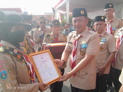 Kwarran Kecamatan Kosambi peringati Hari Jadi Pramuka