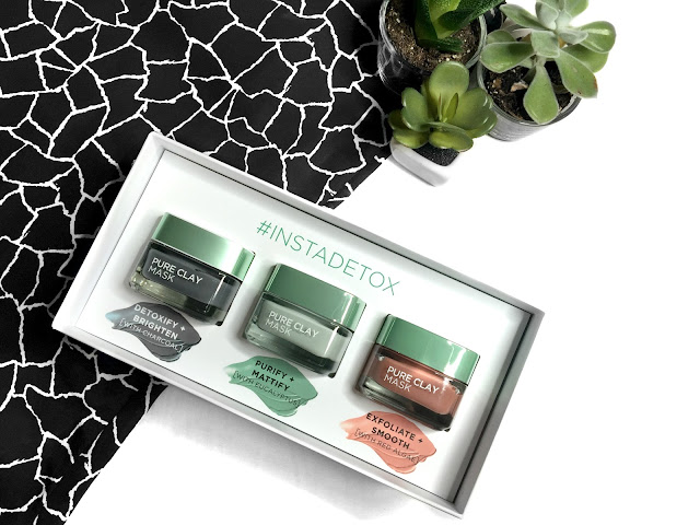 REVIEW: L'Oreal Paris Real Clay Charcoal, Eucalyptus & Algae Masks