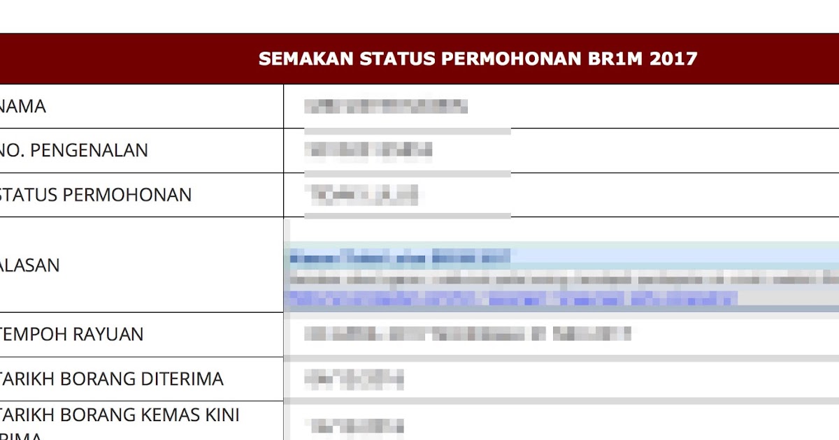 Semakan Brim Dah Masuk - Lowongan Kerja