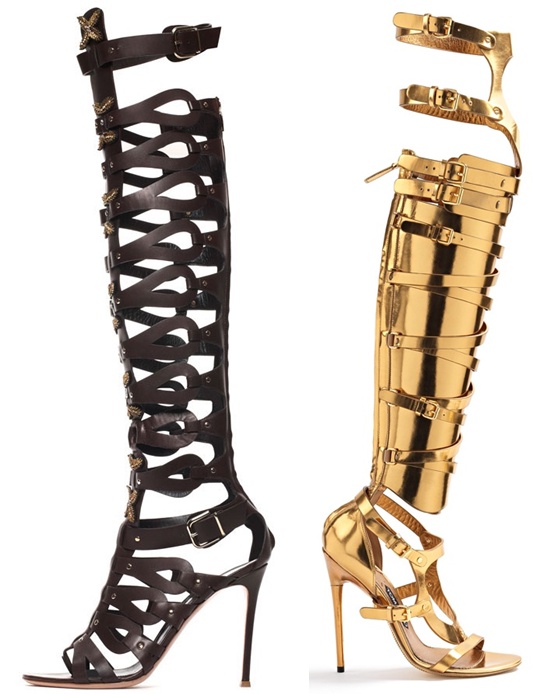 So,Let's try ?: SERÃ QUE ESSA MODA PEGA? Knee High Gladiator Sandals