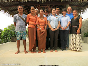 Box jelly fish awareness and prevention presentation at Miskawaan in Maenam