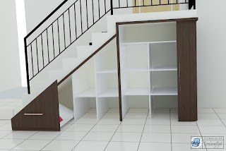 Semarang Furniture - Pesan Furniture Lemari Bawah Tangga Bahan Multiplek HPL Semarang Furniture - Pesan Furniture Lemari Bawah Tangga Bahan Multiplek HPL 