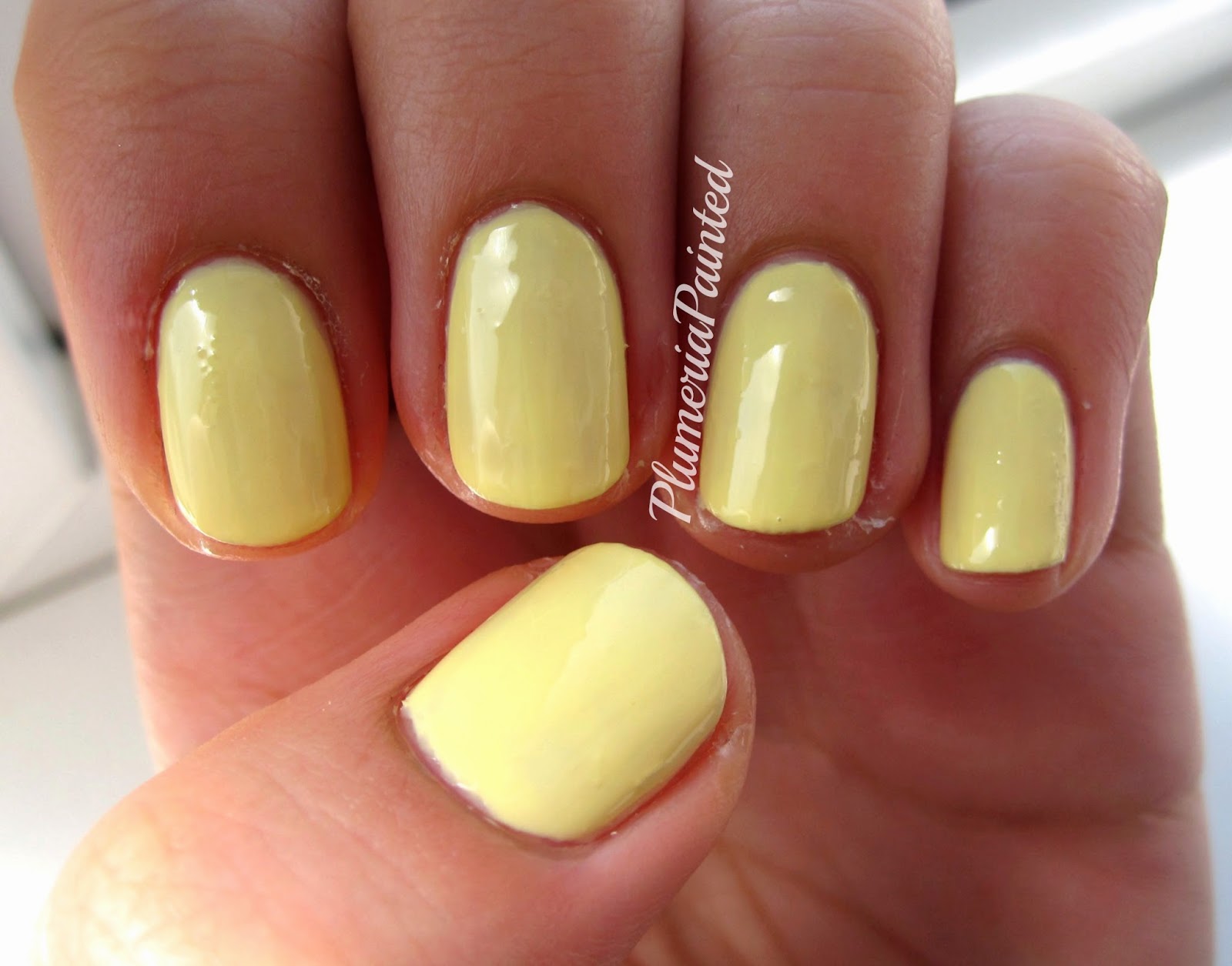 Page Me - yellow shimmer nail polish - Anchor & Heart Lacquer
