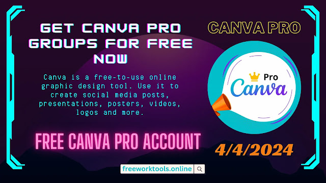 Git Free Canva Pro Team | Canva Pro Team 4/4/2024