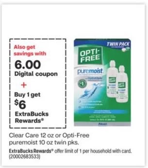 FREE Opti-Free Twin Pack CVS Deals 6/25-7/1