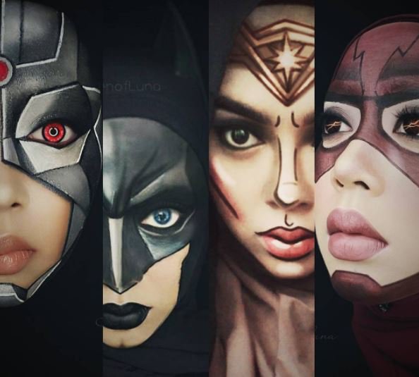 Keren! Cosplayer Hijab Ini Menirukan Berbagai Kostum Superhero