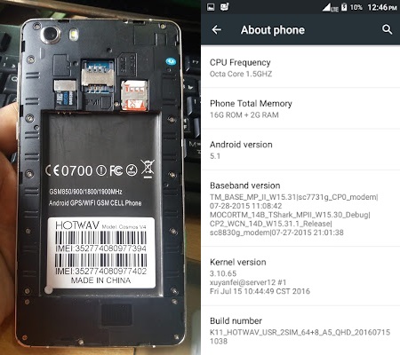 Hotwav Cosmos V4 Flash File SP7731 5.1 Firmware Download