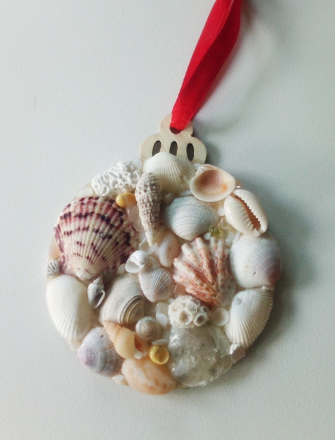 Unfinished Wood Ornament Shell Craft