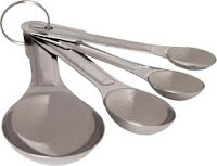 Measuring spoons are one of many tools used in recipes for metric or imperial measurements