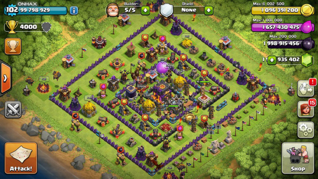 Clash of Clans v7.156 APK MOD (HACK UNLIMITED)