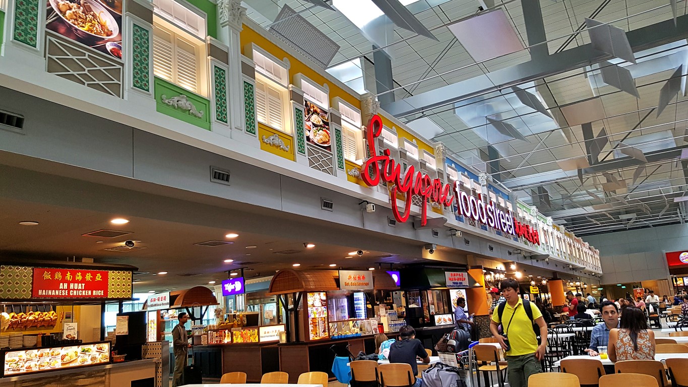 Singapore Foodstreet at Terminal 3 Transit area, Changi Arport