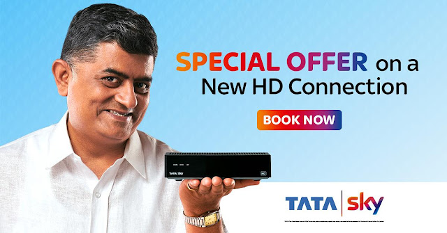 TATA SKY : Special Offer on a New HD Connection : Book Now