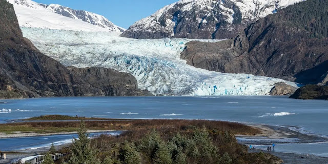 center at the glacier in Juneau, Alaska
