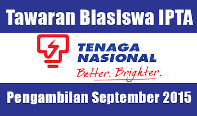 biasiswa tnb september 2015