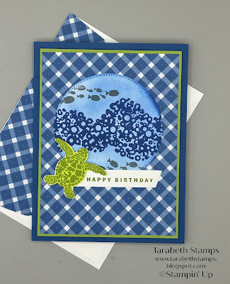 Stampin' Up Sea Turtles Card by Tarabeth Stamps