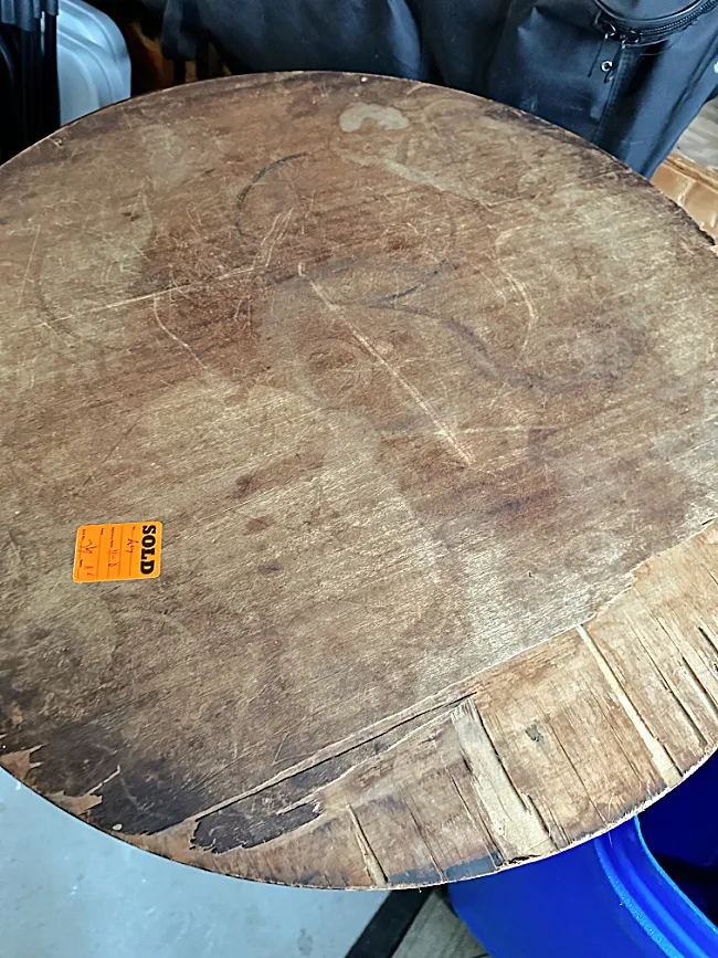damaged table top