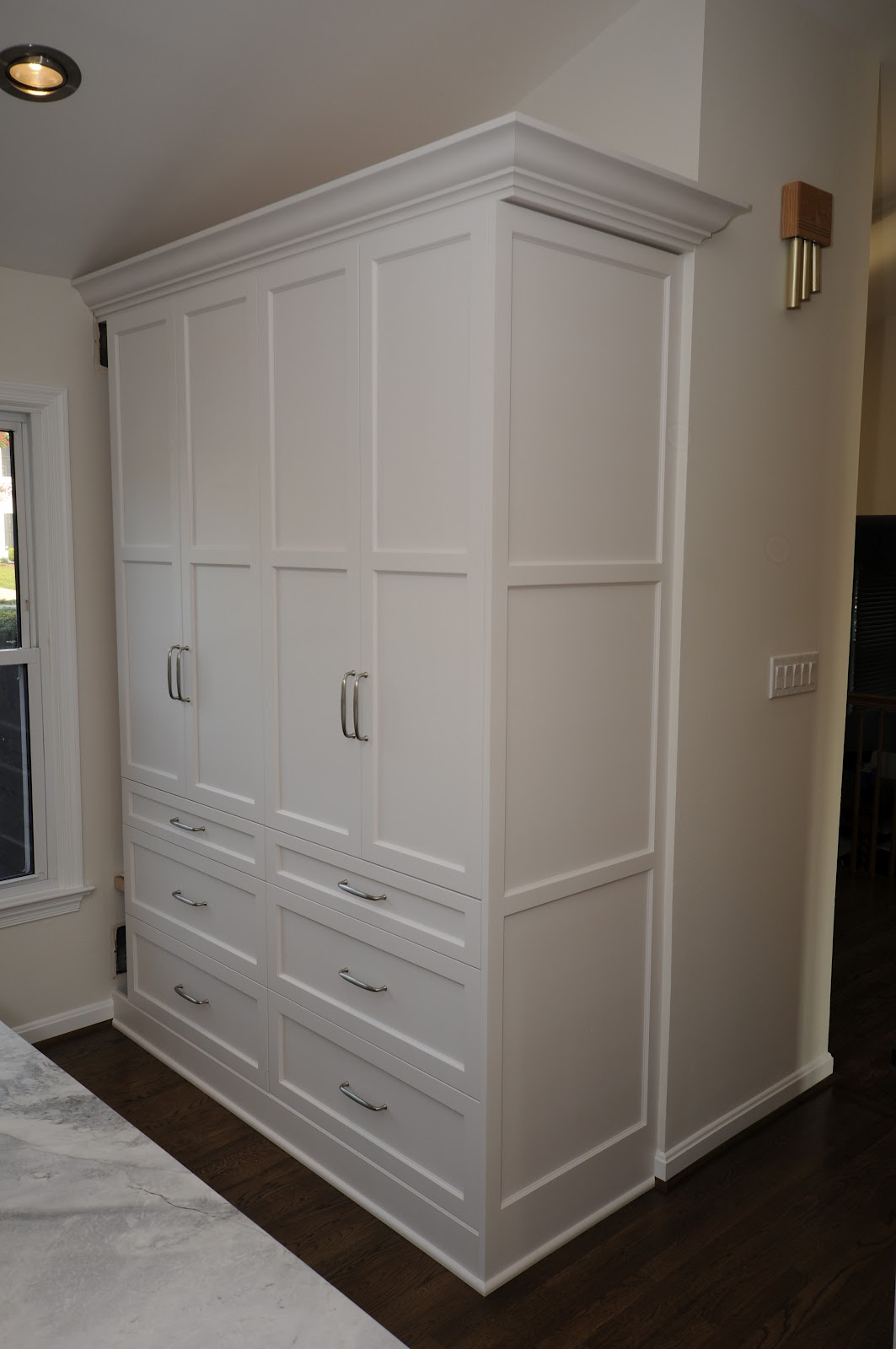 Cherry Hill Cabinetry: Soapstone and White Painted 